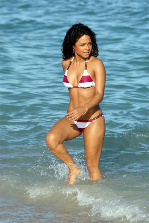 Christina Milian in a bikini