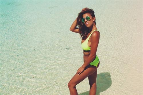 Devin Brugman in a bikini