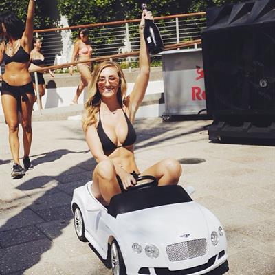 Caitlin Arnett in a bikini