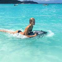 Kimberley Mens in a bikini