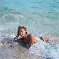 Kimberley Mens in a bikini