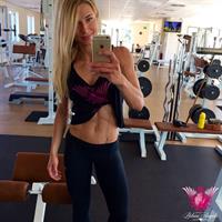 Adrienne Koleszár taking a selfie