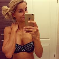 Adrienne Koleszár taking a selfie