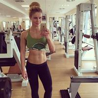 Adrienne Koleszár taking a selfie