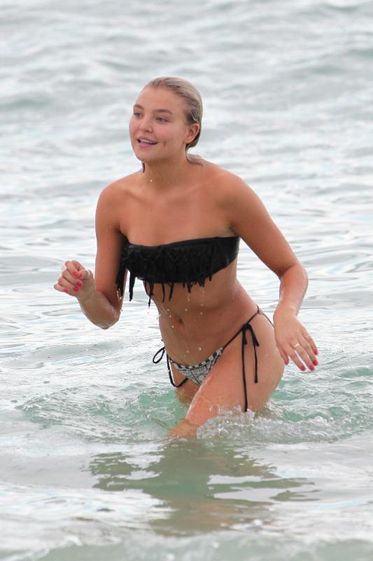 Rachel Hilbert in a bikini