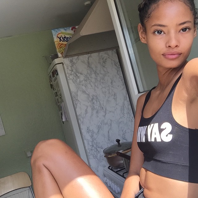 Malaika Firth taking a selfie