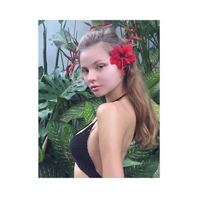 Magdalena Frackowiak in a bikini