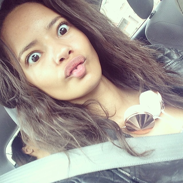 Malaika Firth taking a selfie