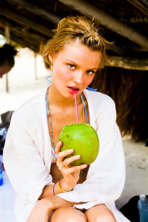 Magdalena Frackowiak in a bikini