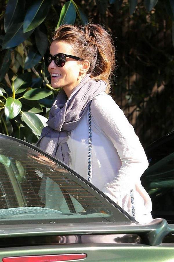 Kate Beckinsale shopping at Calypso store in Brentwood January 31, 2013