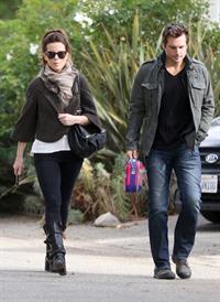 Kate Beckinsale headed to a high school football game in Studio City 11/10/12