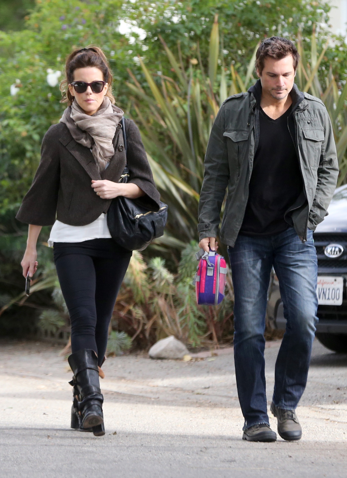 Kate Beckinsale headed to a high school football game in Studio City 11/10/12
