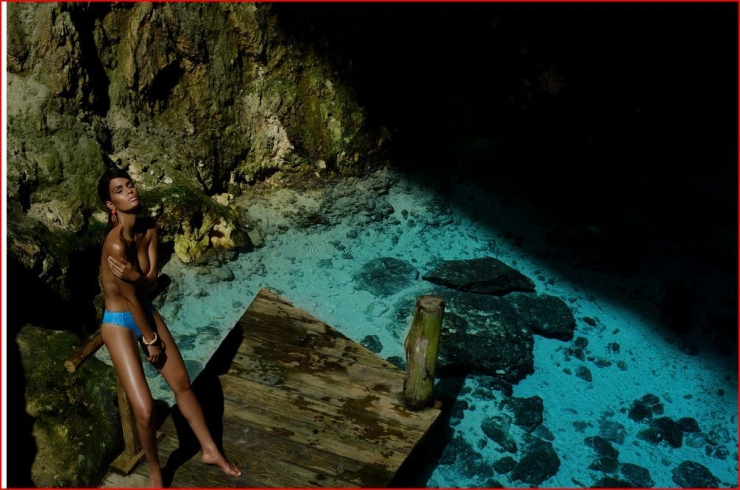 Cris Urena in a bikini