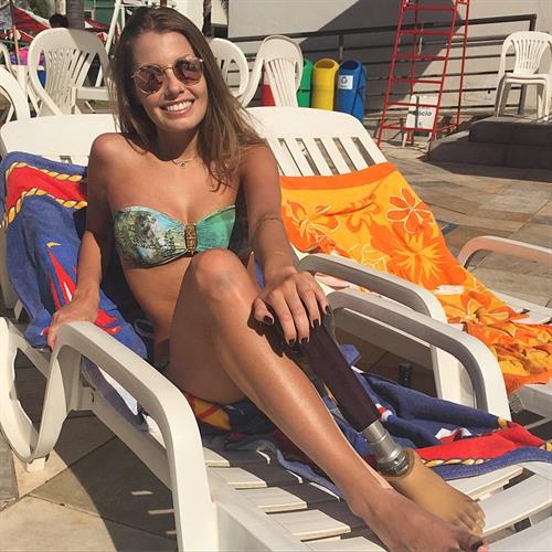 Paola Antonini in a bikini