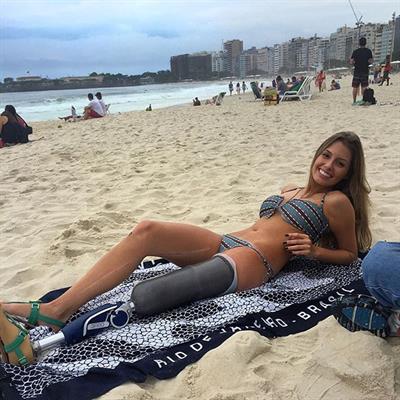 Paola Antonini in a bikini