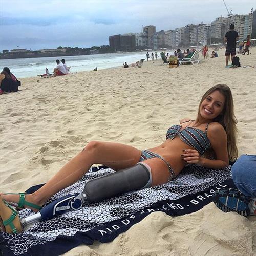 Paola Antonini in a bikini