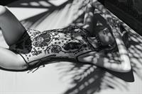 Frida Aasen in lingerie