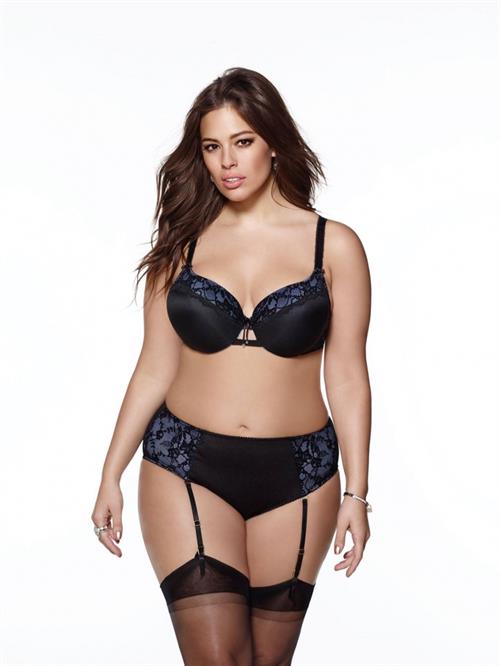 Ashley Graham in lingerie