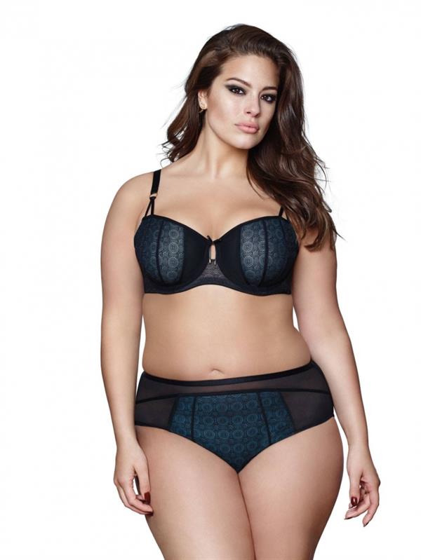 Ashley Graham in lingerie