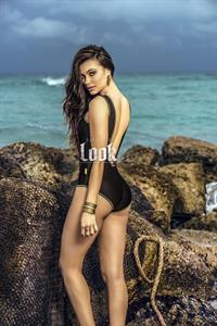 Yara Khmidan in a bikini - ass