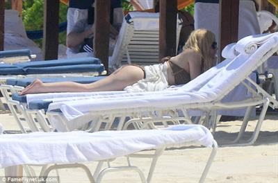 Avril Lavigne in a bikini