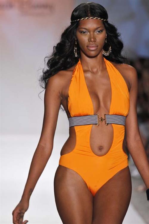 Jessica White in a bikini