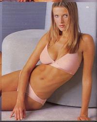 Veronika Vařeková in lingerie