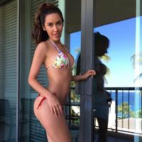 Mercedes Terrell in a bikini