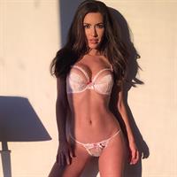 Mercedes Terrell in lingerie