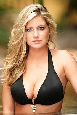 Lilly Robbins in a bikini