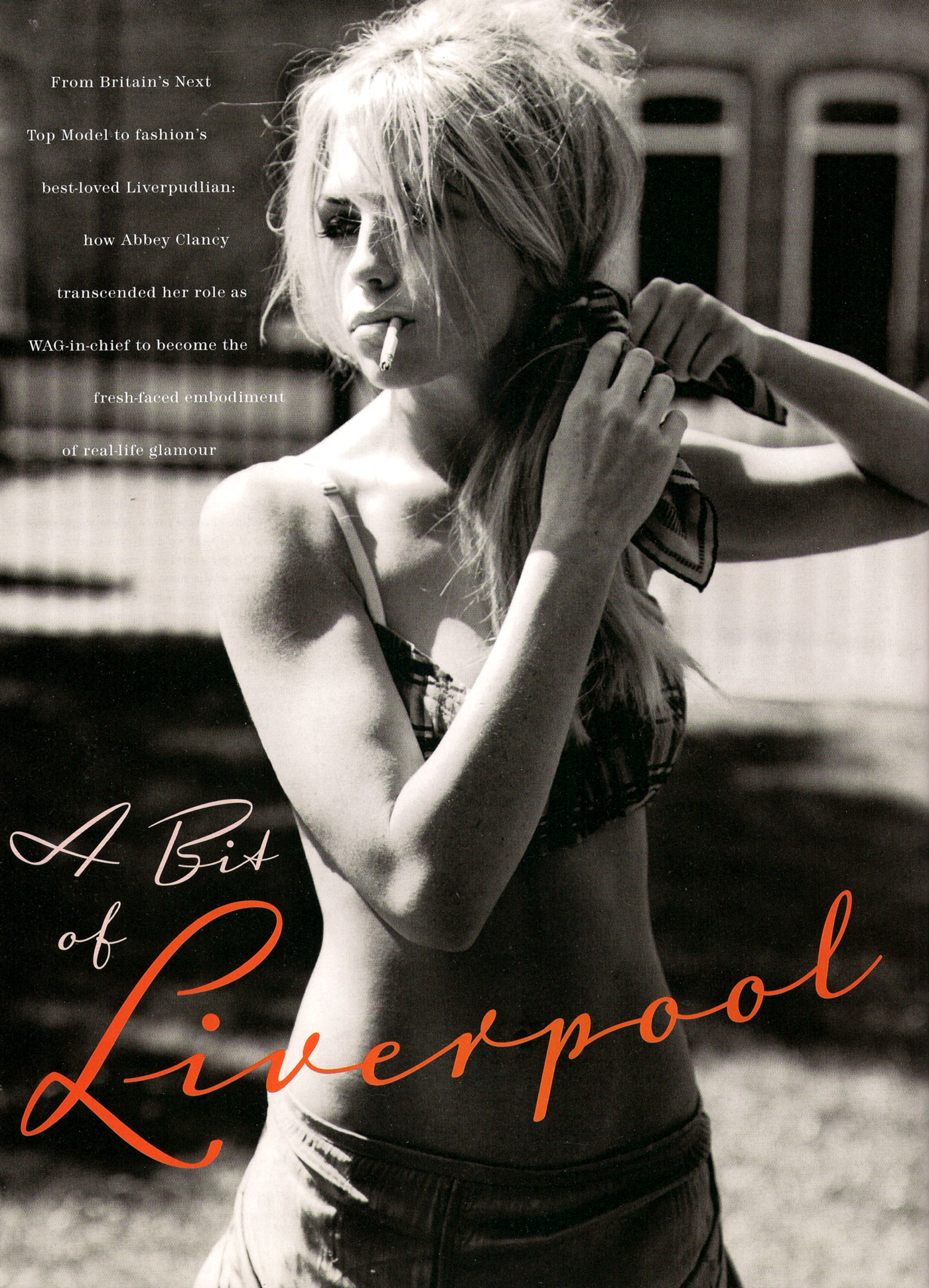 Abigail Clancy in lingerie