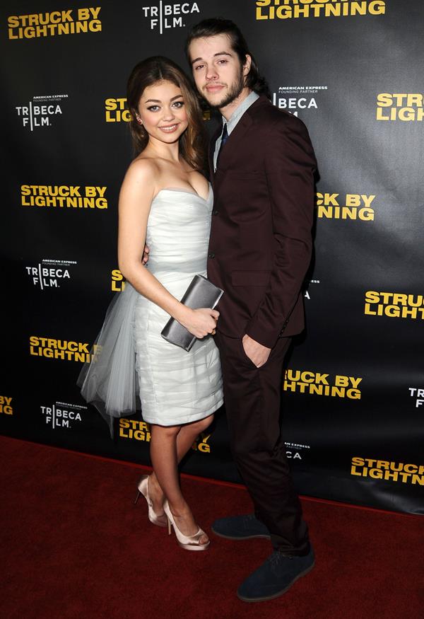 Sarah Hyland  Struck By Lightning  LA premiere 1/6/13