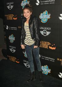 Sarah Hyland 4th annual Haunted Hayride LA 10/7/12 