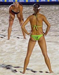 Rachel Wacholder in a bikini - ass