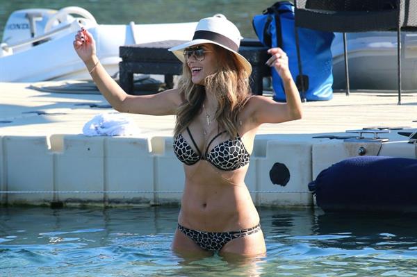 Nicole Scherzinger in a bikini