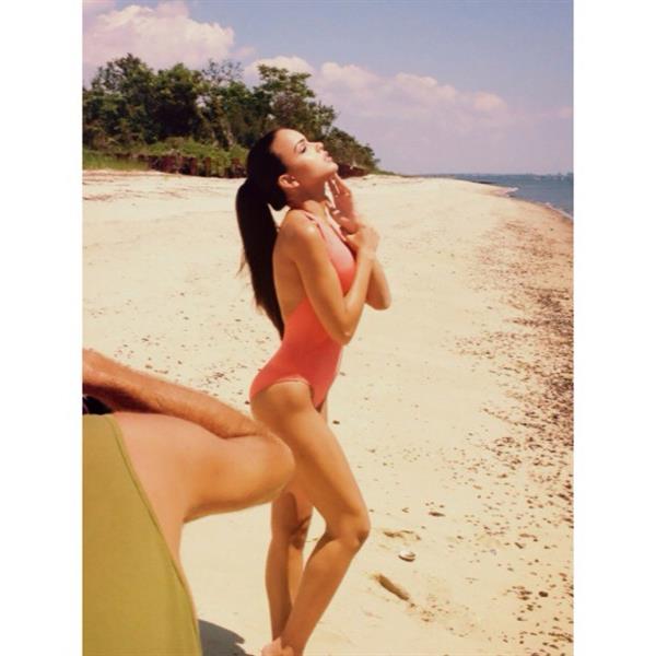 Lisa Ramos in a bikini