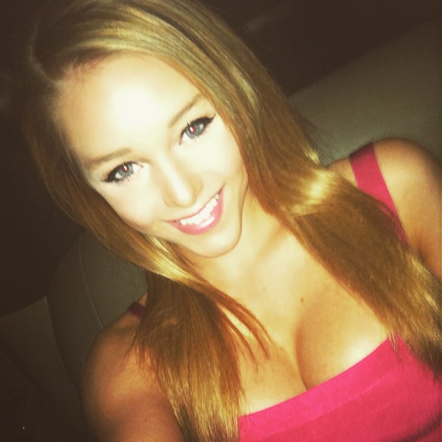 Courtney Tailor taking a selfie