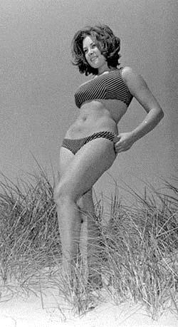 June Palmer in a bikini