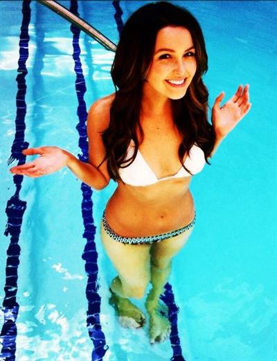 Camilla Luddington in a bikini
