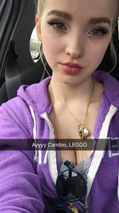 Dove Cameron taking a selfie