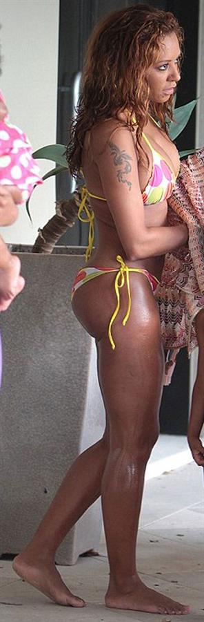 Melanie Brown in a bikini