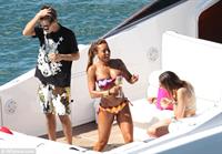 Melanie Brown in a bikini