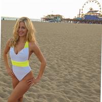 Audrey Allen in a bikini