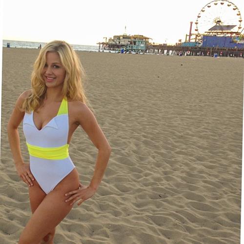 Audrey Allen in a bikini