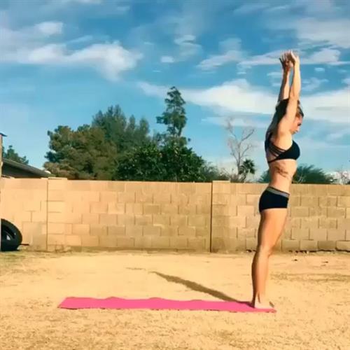 Audrey Allen in a bikini