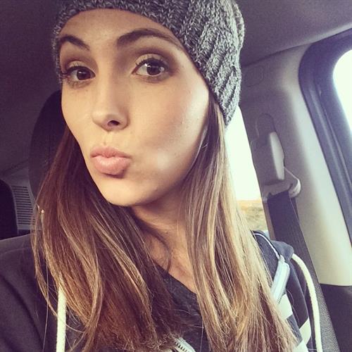 Brittny Ward taking a selfie