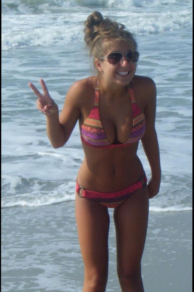 Anonymous in a bikini