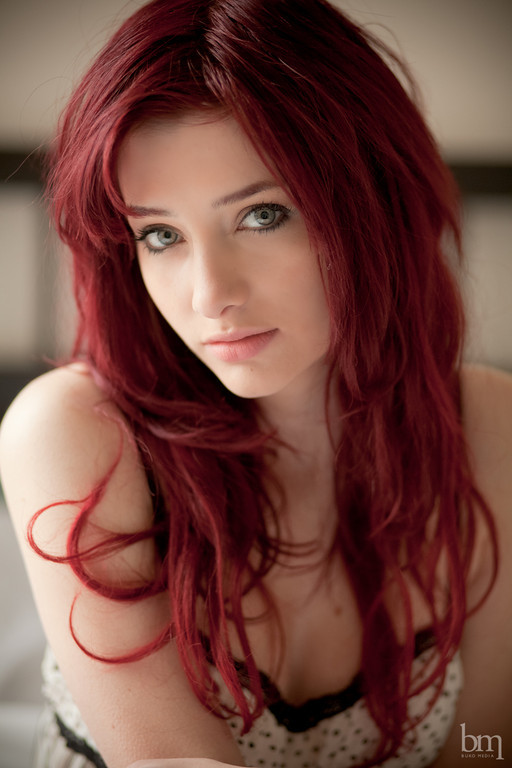 Susan Coffey in lingerie