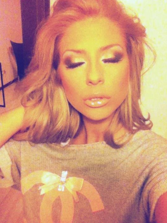 Andrea Ando taking a selfie