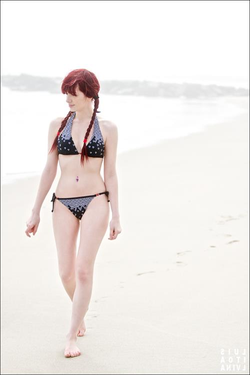 Susan Coffey in a bikini